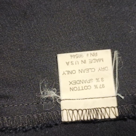 Beth Bowley Black w/ Pink Contrast Stitch Vintage Skirt LLL - Picture 7 of 7